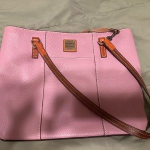 Dooney and Bourke small leather tote-Mauve